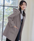 ダブルフェイスニットロングコート